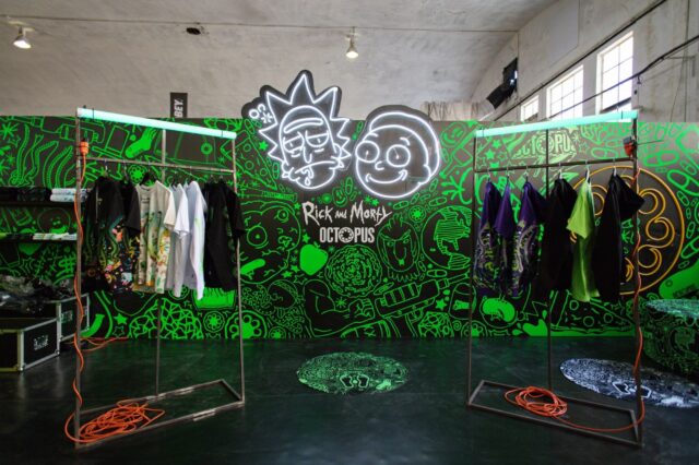 Octopus Brand x Rick&Morty @Ginnika Roma Octopus Brand x Rick&Morty @Ginnika Roma